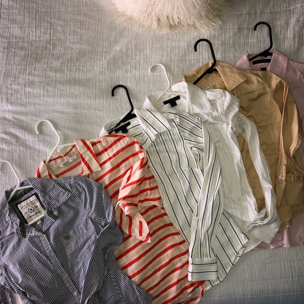 6 Button Down Dress / Casual Shirts / Blouse